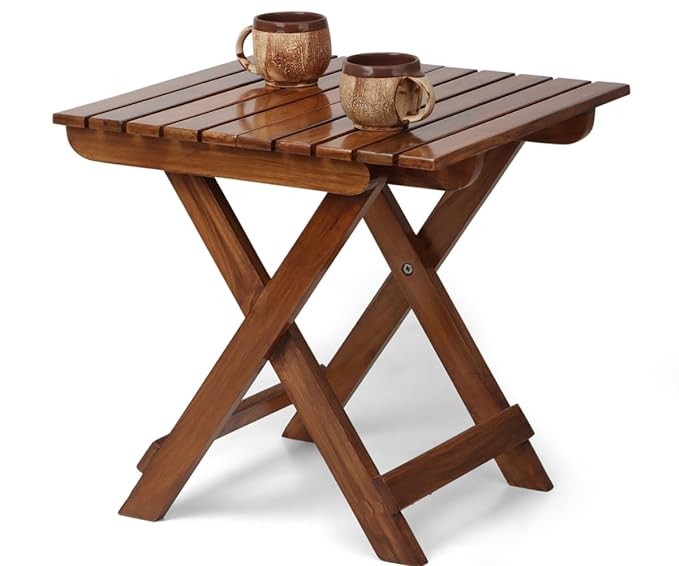 Wooden Foldable Coffee Table - Perfect Center Table