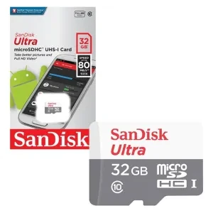 SanDisk Ultra 32 GB Micro SDHC Class 10 80 MB/s Memory Card