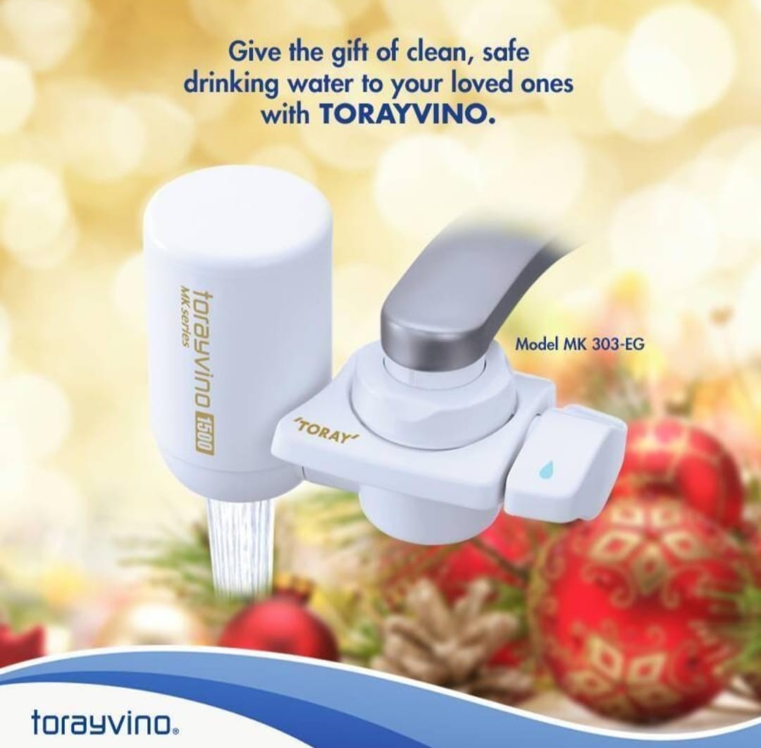 Torayvino (Water Purifier) - MK303 Complete Set with 2000L Filter Cartridge and Adapter
